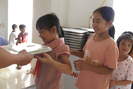 Ngành giáo dục vùng biên chăm lo bữa ăn cho học sinh