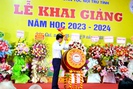 Bí thư Tỉnh ủy Lào Cai Đặng Xuân Phong dự khai giảng năm học mới tại Trường THPT Dân tộc nội trú tỉnh