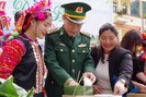 Bộ Chỉ huy BĐBP tỉnh Lai Châu: Mang xuân về với bà con biên giới Thò Ma