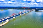 Cây cầu lớn nhất tỉnh Quảng Ngãi được thông xe 