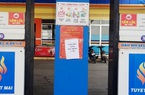 Xăng vừa giảm giá, nhiều cửa hàng ở Quảng Nam đã treo biển hết xăng