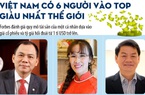 6 tỉ phú USD người Việt vào top giàu nhất thế giới