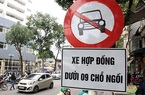 Hà Nội tiếp tục cấm taxi, xe hợp đồng trên 10 tuyến phố