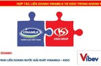 Kido và Vinamilk rót 400 tỷ cho liên doanh nước giải khát, ra sản phẩm vào tháng 4