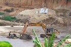 Khai thác đất, cát không phép, 2 người bị xử phạt 170 triệu đồng