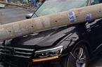 TP.HCM: Ô tô tông ngã trụ điện khiến hàng trăm hộ dân mất điện
