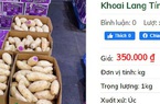 Khuyến mãi sâu, khoai lang tím Úc vẫn có giá 100.000 đồng/kg