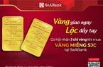 Triển khai dịch vụ mua bán vàng miếng SJC tại SeABank