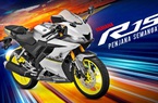 Yamaha YZF-R15 2021 màu bạc mới sẽ có giá từ 67,7 triệu đồng