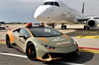 Lamborghini Huracan Evo sẽ được sử dụng làm xe dẫn đường cho máy bay