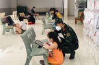 Lớp học dã chiến cho học sinh tránh "bão" Covid-19 ở Sài Gòn
