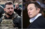 Tổng thống Zelensky đáp trả sau khi tỷ phú Elon Musk đề xuất kế hoạch 'hòa bình' cho Ukraine
