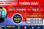 Nhà xe lớn nhất tuyến Quy Nhơn – Đà Nẵng lần đầu tiên mở tuyến đến Huế