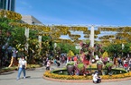TP.HCM: Du khách tấp nập check-in ngày cuối ở đường hoa Nguyễn Huệ