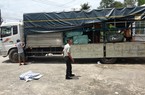 4 xe ô tô tải vận chuyển hàng chục tấn hàng hóa nghi nhập lậu qua địa bàn Long An