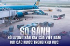Mật độ sân bay tại Việt Nam thấp hơn Campuchia, Malaysia