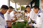 Tưng bừng Hội thi gói bánh chưng xanh mừng Xuân Quý Mão 2023 của chiến sĩ hải quân