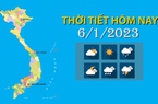 Thời tiết hôm nay 6/1/2023: Trung Bộ, Tây Nguyên mưa vừa đến rất to