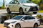 Xe 5 chỗ chạy dịch vụ sau 2 năm lăn bánh, Toyota Vios hay Hyundai Accent mất giá hơn tại Việt Nam?