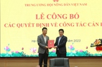 Tiếp nhận, bổ nhiệm ông Trần Sĩ Nghị làm Thư ký Chủ tịch Ban Chấp hành Trung ương Hội Nông dân Việt Nam
