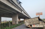 Xe container gặp tai nạn trên cao tốc Trung Lương-TP.HCM, thùng xe rơi từ độ cao 15m 