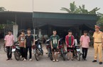 Vây bắt nhóm thanh niên "đầu trần", đi xe máy đánh võng trên đường gom cao tốc ở Quảng Ninh