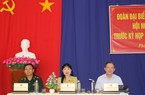 Chủ tịch Hội NDVN và đoàn đại biểu Quốc hội tỉnh An Giang tiếp xúc cử tri thị xã Tân Châu