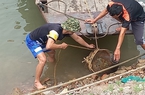 Phát hiện quả bom nặng khoảng nửa tấn ở sông Đuống -Hà Nội
