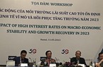 Môi trường lãi suất cao ảnh hưởng nặng và mạnh đến năng lực cạnh tranh của Việt Nam