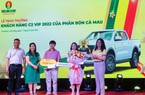 Phân bón Cà Mau trao 3 xe bán tải cho chủ nhân tại Tây Nguyên
