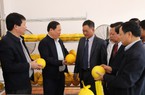 Một Hợp tác xã ở Hòa Bình đưa trái bưởi Diễn lên máy bay sang Anh quốc, cả làng vui như hội