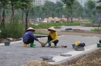 Công viên trăm tỷ ở Hà Nội “thay áo mới” sau nhiều năm bỏ hoang