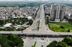 Toàn cảnh nút giao Cổ Linh - Đàm Quang Trung, nơi chuẩn bị xây hầm chui để giảm ùn tắc