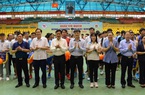 Nông dân Bắc Ninh sôi nổi tham gia giải vô địch Bóng chuyền tỉnh Cúp Bông lúa vàng năm 2023