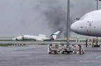 Clip: Máy bay tư nhân Ấn Độ bất ngờ gãy làm đôi khi hạ cánh
