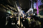 Quảng Bình: Chợ Ba Đồn bốc cháy trong mưa, nhiều quầy hàng bị thiêu rụi