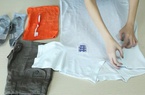 Gấp áo phông gọn như bít tất chỉ trong "3 nốt nhạc"