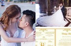 Lộ thiệp cưới giản dị trước thềm đám cưới "khủng" của Lâm Khánh Chi