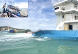 Quảng Ngãi: Xoá nỗi lo tràn dầu tàu sắt chở 2.715 tấn gạo lâm nạn tại biển Sa Huỳnh 