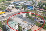 Công ty Tứ Hưng xây công trình lụi, lấn chiếm hành lang an toàn giao thông QL1A ở Quảng Ngãi