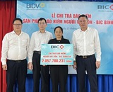 BIC chi trả hơn 2 tỷ đồng quyền lợi bảo hiểm cho khách hàng vay vốn tại Lâm Đồng