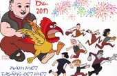 “Thánh thôn” Làng Cười chúc mừng năm mới