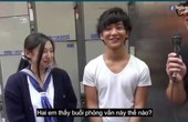 Video clip Bá đạo màn phỏng vấn học sinh cấp 3 Nhật Bản
