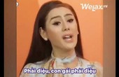 Con gái vào nghe Lâm Khánh Chi nói này: "Phải điệu mới lấy được chồng!"