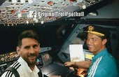 Cư dân mạng đua chế ảnh Messi và Ronaldo rời World Cup 2018