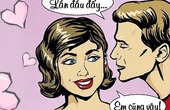 Truyện cười Cá tháng Tư: Thói quen của nụ hôn đầu