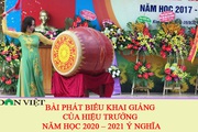 Bài phát biểu khai giảng của Hiệu trưởng năm học 2020 – 2021 hay, ý nghĩa