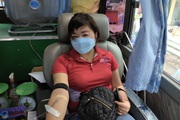 Hàng trăm người tại TP.Thủ Đức tham gia hiến máu tình nguyện