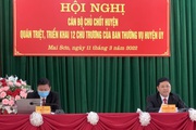 Mai Sơn: Triển khai 12 chủ trương phát triển kinh tế - xã hội 