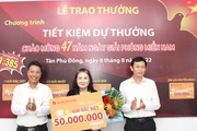 Agribank Tiền Giang trao thưởng gần 1,4 tỷ đồng cho 997 khách hàng may mắn
